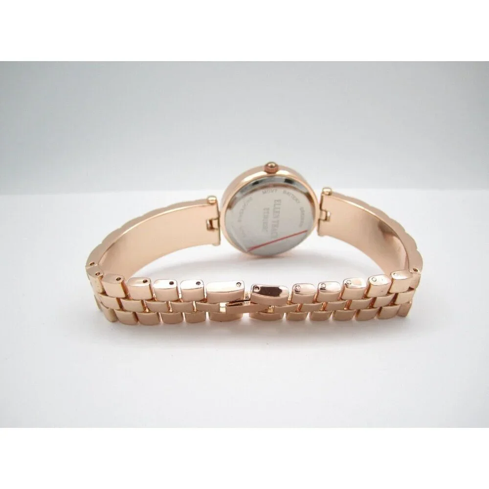 Women Ellen Tracy Quartz WR Analog 30mm Round Watch (H367) 